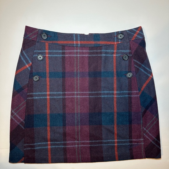 Vintage Woolruch Plaid Skirt Size 10 - Picture 4 of 9